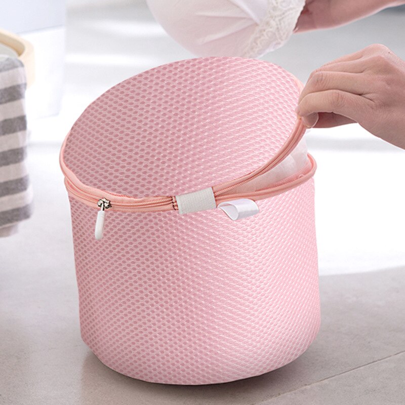 1 stuk ondergoed organizer bh mesh net duurzaam polyester japanse stijl waszak met rits waszakken badaccessoires