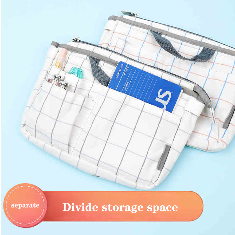 KOKUYO – trousse à crayons japonaise, sac de rangement Simple, petit et frais à double usage, sac à dos multifonction de grande capacité