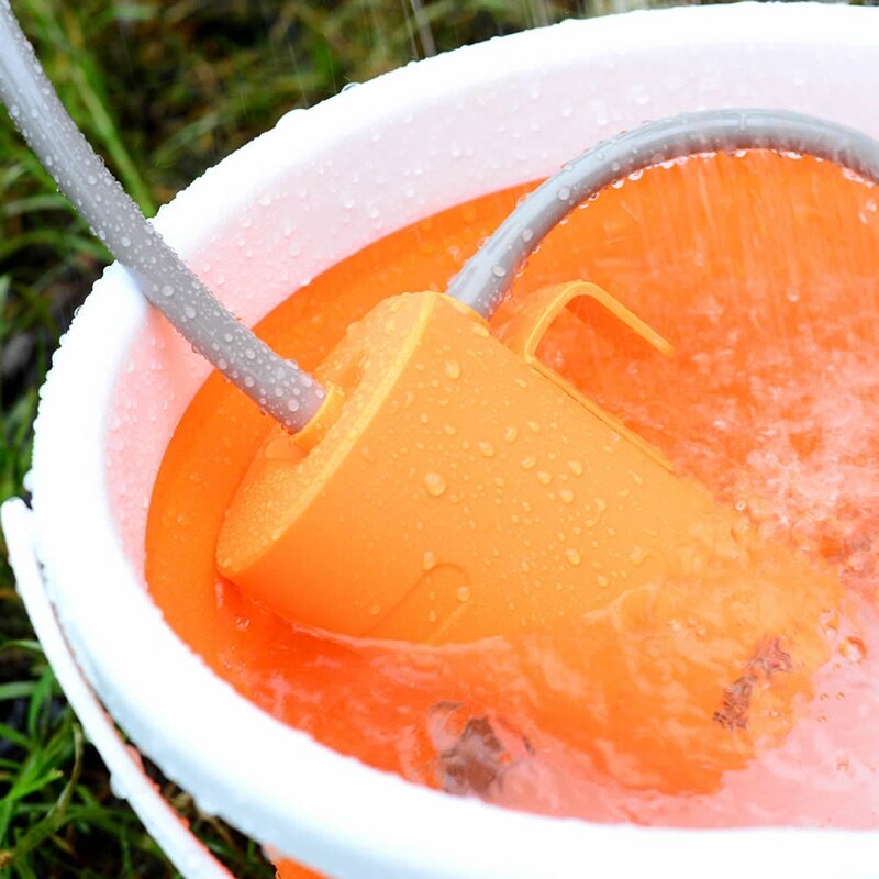 Ducha eléctrica portátil de Ducha de Camping, Ducha de Camping al aire libre con batería integrada, recargable, resistente al agua
