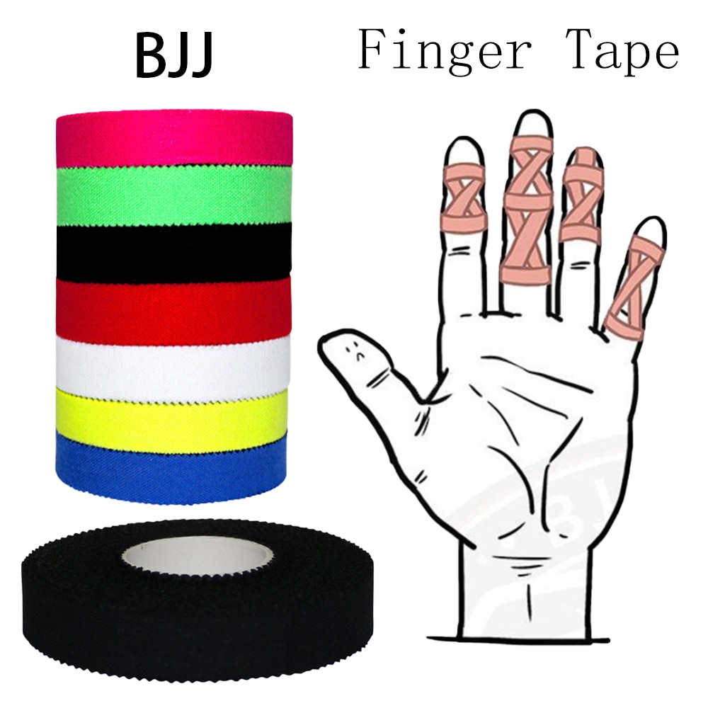 Jiu-jitsu elastiskt bandage, fingertejp, bjj sportbandage, självhäftande klätterfingertejp