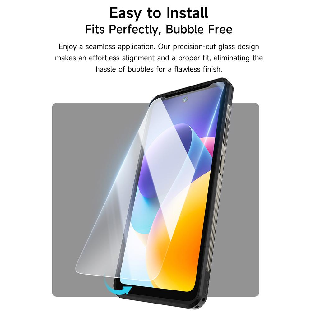 2 stuks/set ulefone armor 34 pro 27 26 25 24 23 22 mini 20 hd anti-vingerafdruk gehard glazen schermbeschermer krasbestendig glas