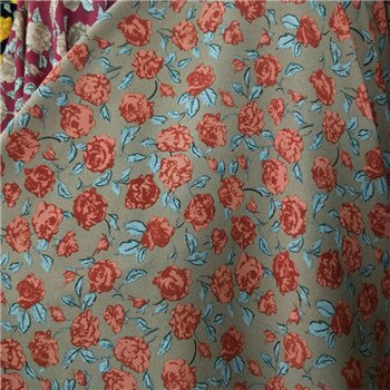 Mode Bedrukte Stof Diy Jurk Sjaal Satijn Stof Italiaanse Kleding Polyester Stof Materiaal Doek: Blauw