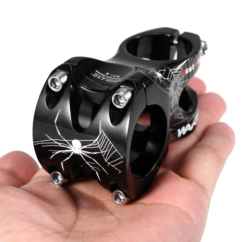Aluminum Alloy Bicycle Handlebar Stem Adjustable Mountain Bike MTB Stem Bicycle Wheel Steering Cycling Clamp Stem 31.8MM 35MM
