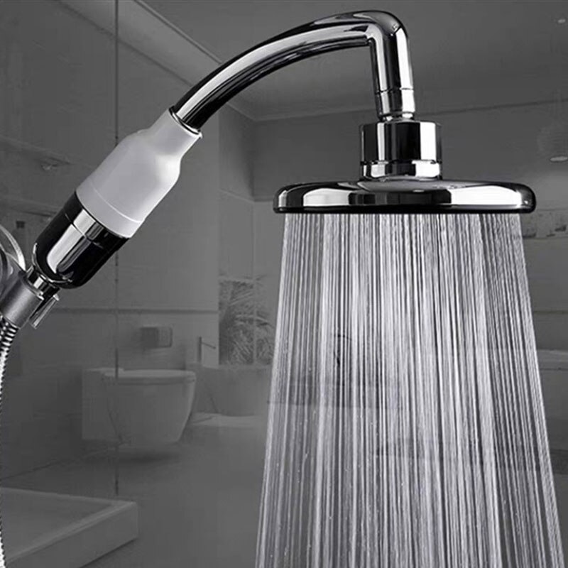 Högtryck kraftfullt stort duschhuvud vattenbesparande energibadkar dubbla användbara rostfria rundduschar i rostfritt stål: Default Title