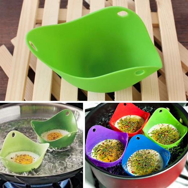 4 pièces Silicone oeuf braconnier accessoires de cuisine ustensiles de cuisine ustensiles de cuisine