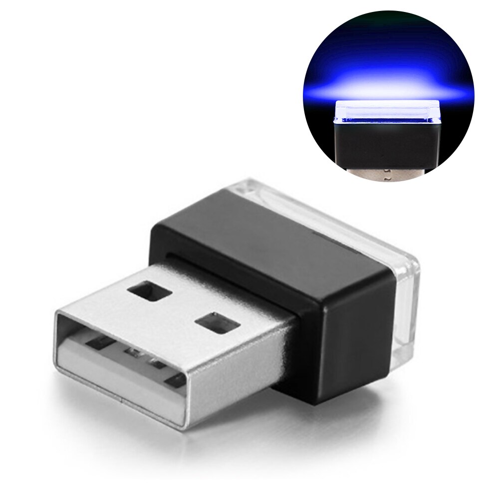 Mini Led Auto Licht Auto Interieur Usb Sfeer Licht Plug Auto Ambient Lamp Noodverlichting Pc Auto Producten Auto Accessoire: 03