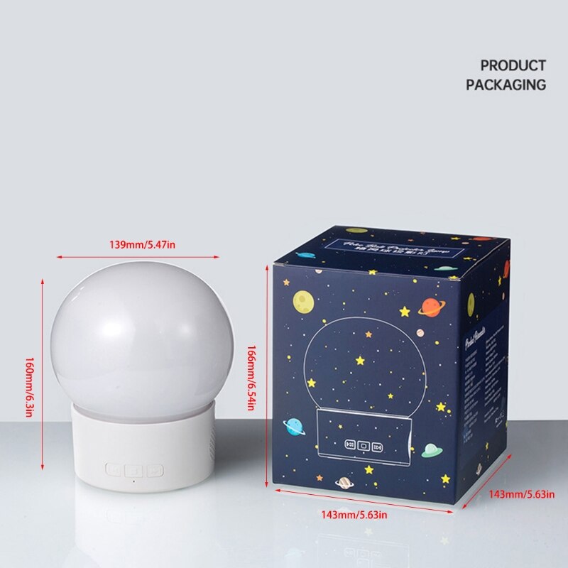 Multifunctionele Led Roterende Projector Romantische Projectie Nachtlampje Decor Sterrenhemel Night Lamp Usb Oplaadbare