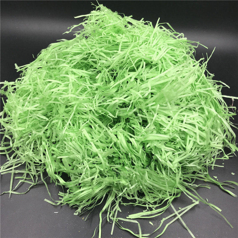 Strimlad papper låda fyllmedel färgglada bröllopsfödelsedagsfest förpackning dekor skrynkla papper strimla förpackning påse