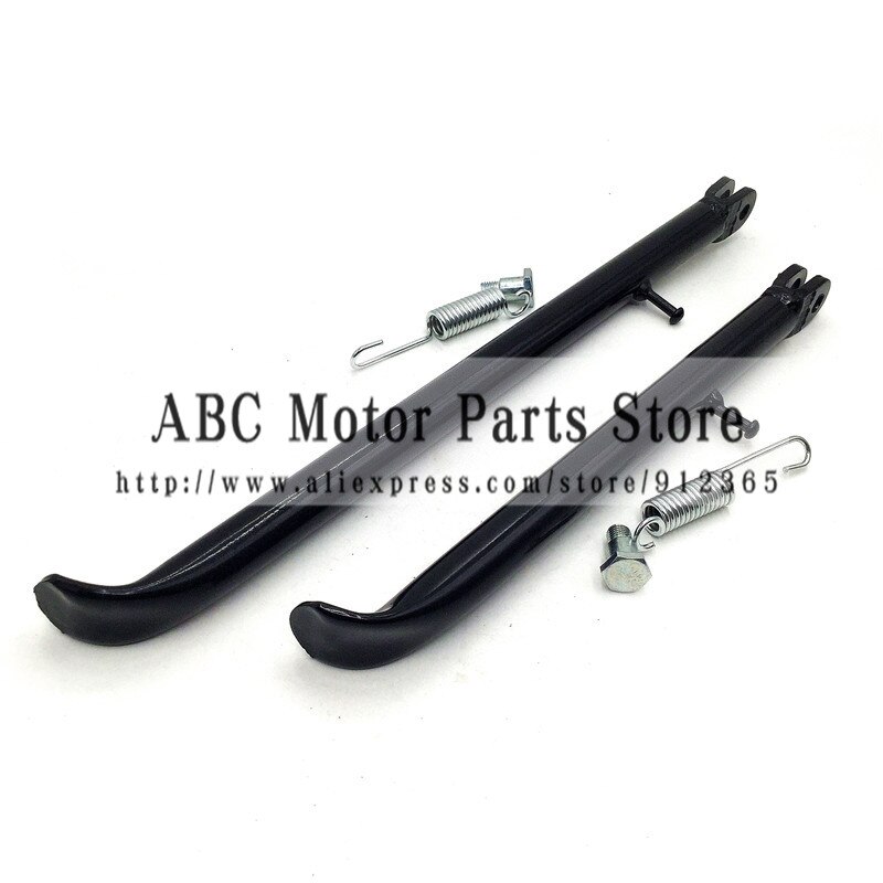 317MM - 384MM Dirt Pit Bike Sidestand With Spring Set 125cc 110cc 140cc BSE Side Kick Stand Spring TTR KTM 10 12 14 16 inch use