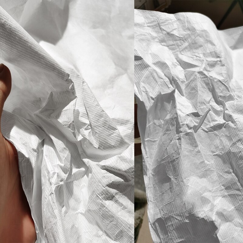 Tela de papel DuPont importada de 0,17mm/0,27mm, papel transpirable lavable Tyvek, tela de rasgada sin bolsa