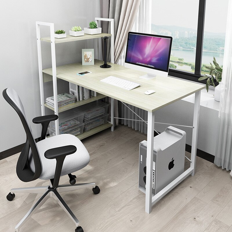 home living room bedroom desktop computer desk office computer monitor host writing desk desk storage table: A