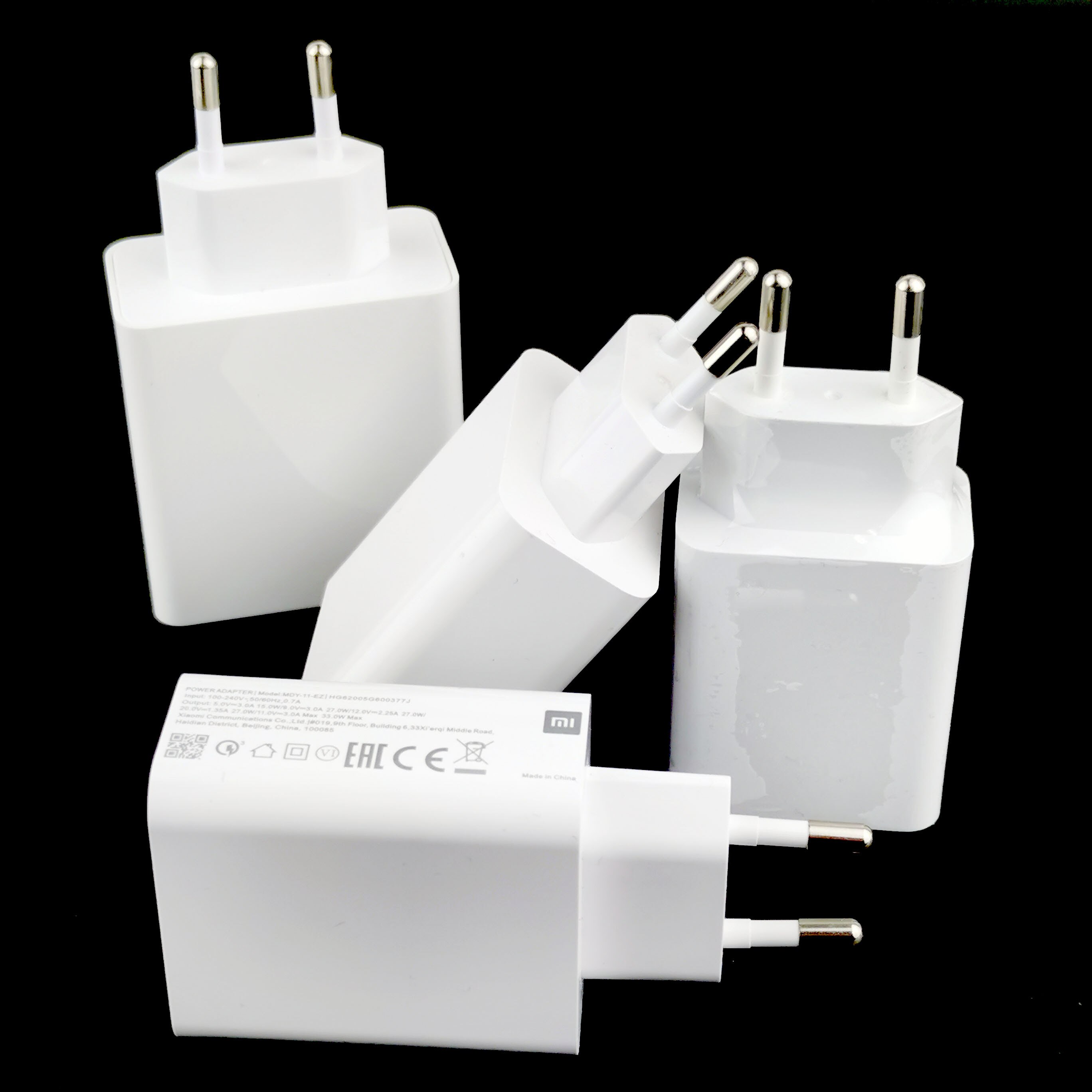 Originele Xiaomi Fast Charger QC3.0 Quick Reizen Muur Turbo Lading Power Adapter Mi 11T 10 9 6 poco X3 F2 F1 A3 Note 9 8