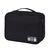 Portable Digital Storage Bags Organizer USB Gadgets Cables Wires Charger Power Battery Zipper Cosmetic Bag Case Accessories Item: Black