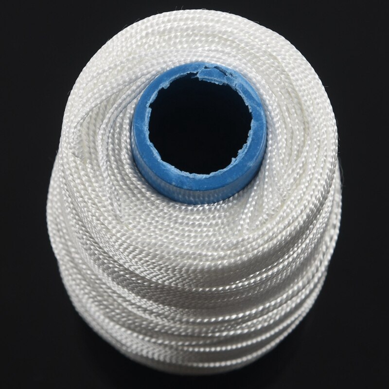 2 stk 400m 80 lbs nylon snoet buestreng tråd fiskesnor sysnor kite line, hvid og sort