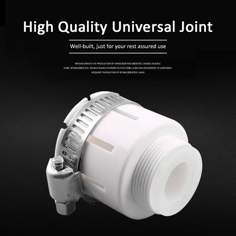 Multi-purpose Universal Joint Faucet Adapter Not Slip For One-piece Washer Faucet Fittings For 15-23mm Diameter Non-threaded Tap