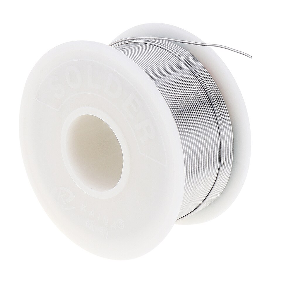Alambre de soldadura kaina 0,5/0,6/0,8/1/1.2/1.5/2.0mm alambre de soldadura 100g 60/40 FLUX 2.0% estaño para soldadura sin plomo para aluminio
