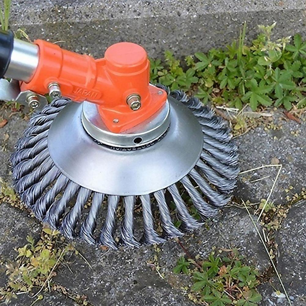 Tête de tondeuse en acier inoxydable, 6/8 pouces, outil de réparation de jardinage