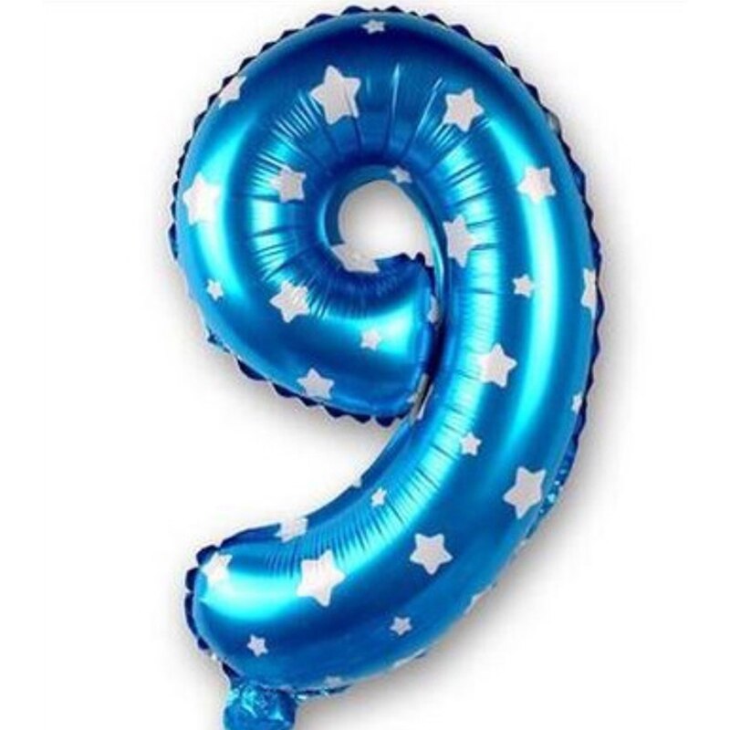 32 Inch Big Foil Birthday Balloons Air Helium Number Balloon Figures Happy Birthday Party Decorations Kid Baloons Birthday: Numner 9
