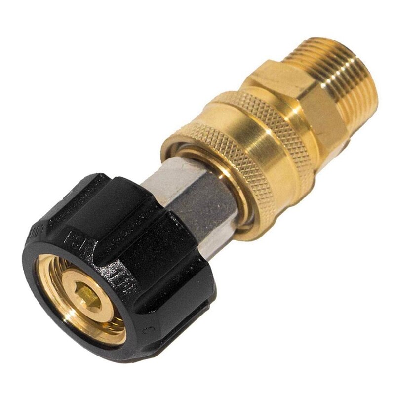 Pressure Washer Adapter Set, Quick Connect Washer Wand, M22 14mm to 1/4 Inch