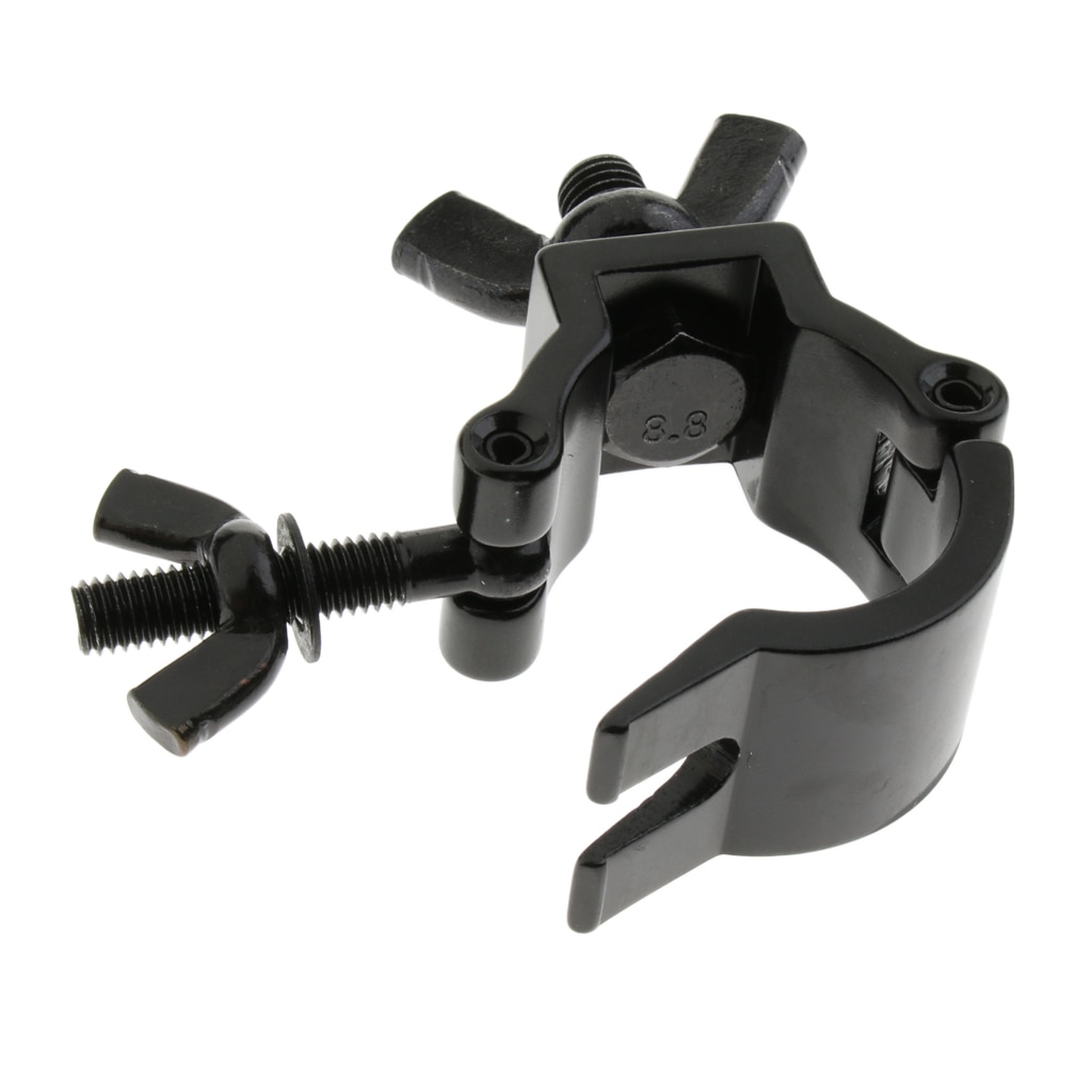 Practical Black Stage Truss Light Clamp Hook 75kg/165.34 Lb Capacity