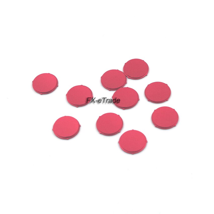 10 Uds. Botón Central Clickwheel negro plateado gris dorado rojo para iPod 6th 7th Classic 80GB 120GB 160GB: Red 10pcs