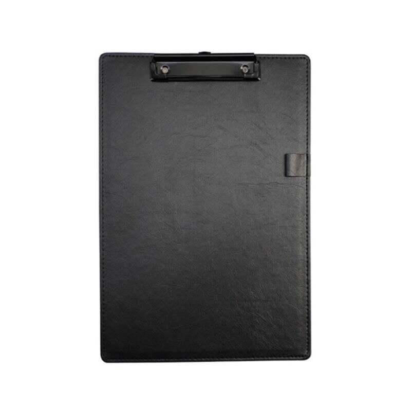 PU Leather A4 A5 File Paper Clip Board Writting Pad Folder Document Stationery: A4
