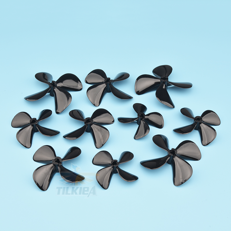 1pc 5mm RC Boot Propeller Vier Klingen Paddel Positive/Reverse D55/60/65/70/75mm Boot Propeller Für 5mm Boot Welle