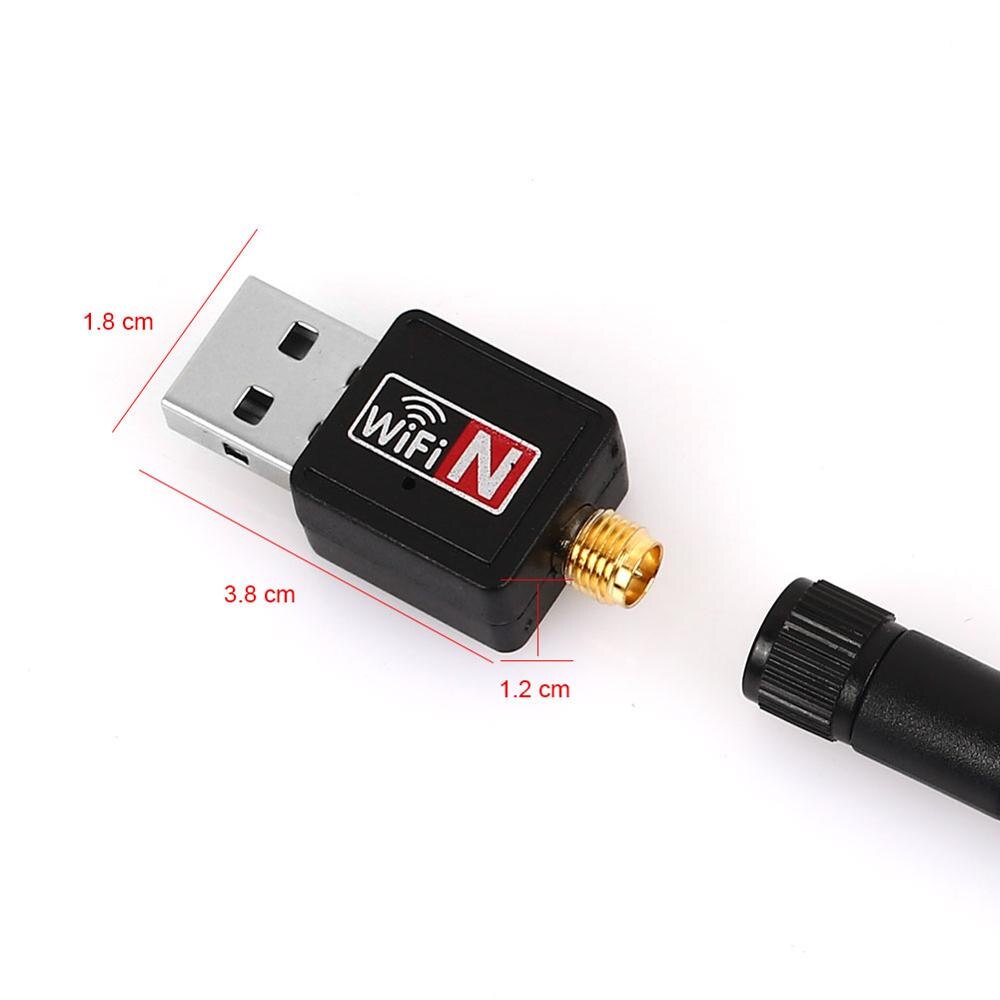 150 mb/s pojedyncza częstotliwość 2.4G bezprzewodowy mini odbiornik Wifi adapter USB Dongle Internet akcesoria komputerowe sieć Lan laptop