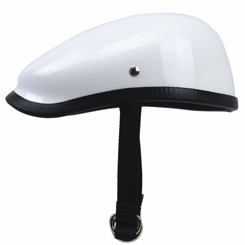 Shell Helmet Motorcycle Black Fiberglass Shell Berets Vintage Motorcycle H... – Grandado