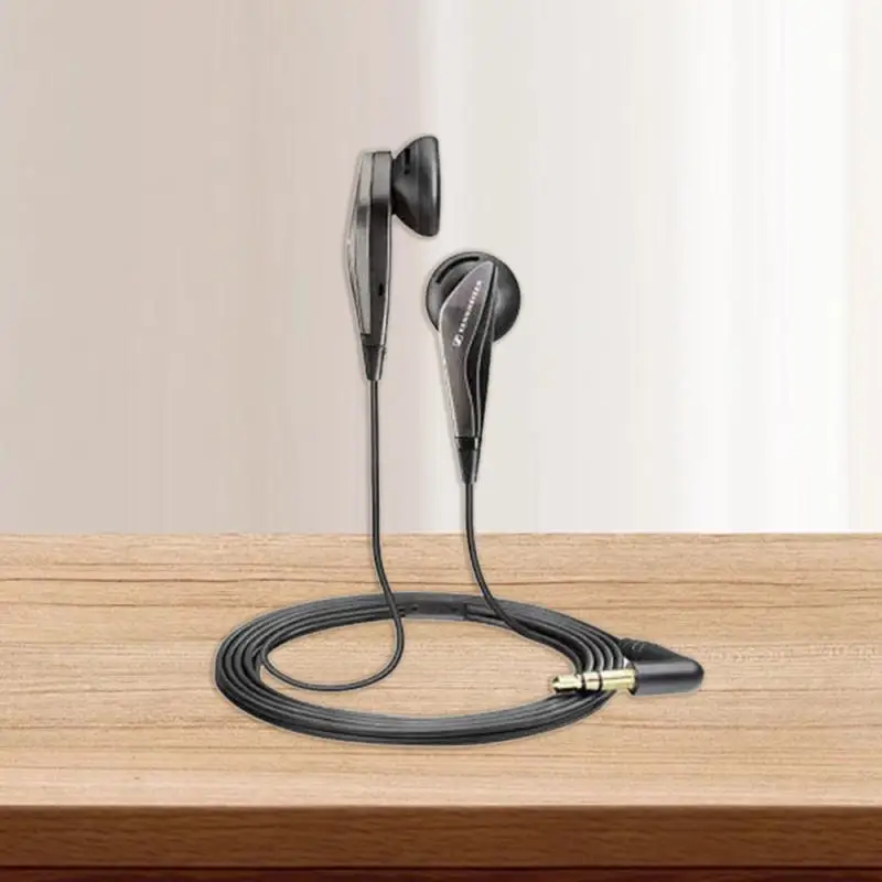 Auriculares estéreo Sennheiser MX375 originales, auriculares de graves profundos, auriculares deportivos de 3,5mm, resolución HD, reducción de ruido HIFI