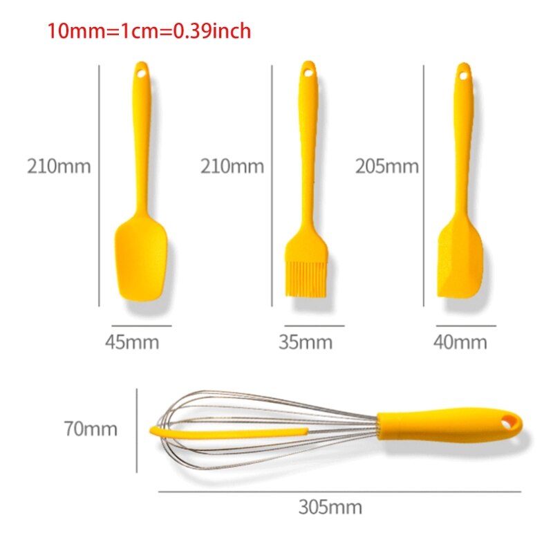 8 Pcs Large Kitchen Utensils Set With Holder Non Stick And Heat Resistant Silicone Cooking Utensil BPA Free Non Toxic