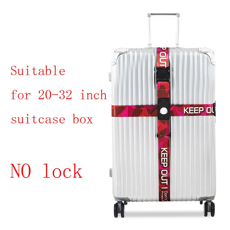 The Luggage rope Cross belt adjustable Travel Suitcase band Luggage elasticity Straps travel accessorie Suitcase box Straps: NO lock H4