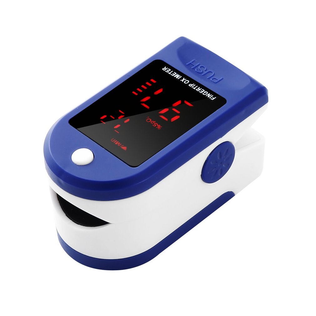 Led Digital Screen Fingertip Oximeter Highlight Display Oximeter Blood Oxygen Sleeping Monitor Detector Health Tool With Bag: type 1 no bag