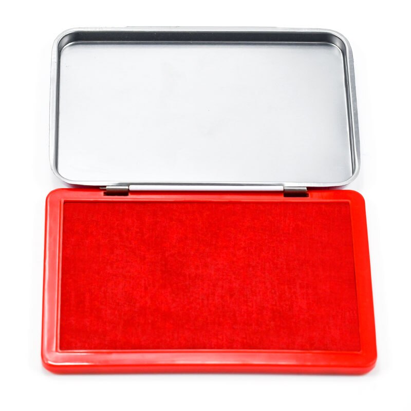 1 PCS BRAND red ink paste Calligraphy Pad Stamp Vermilion inkpad Seal Painting Red Ink Paste School Office Writing Supplies