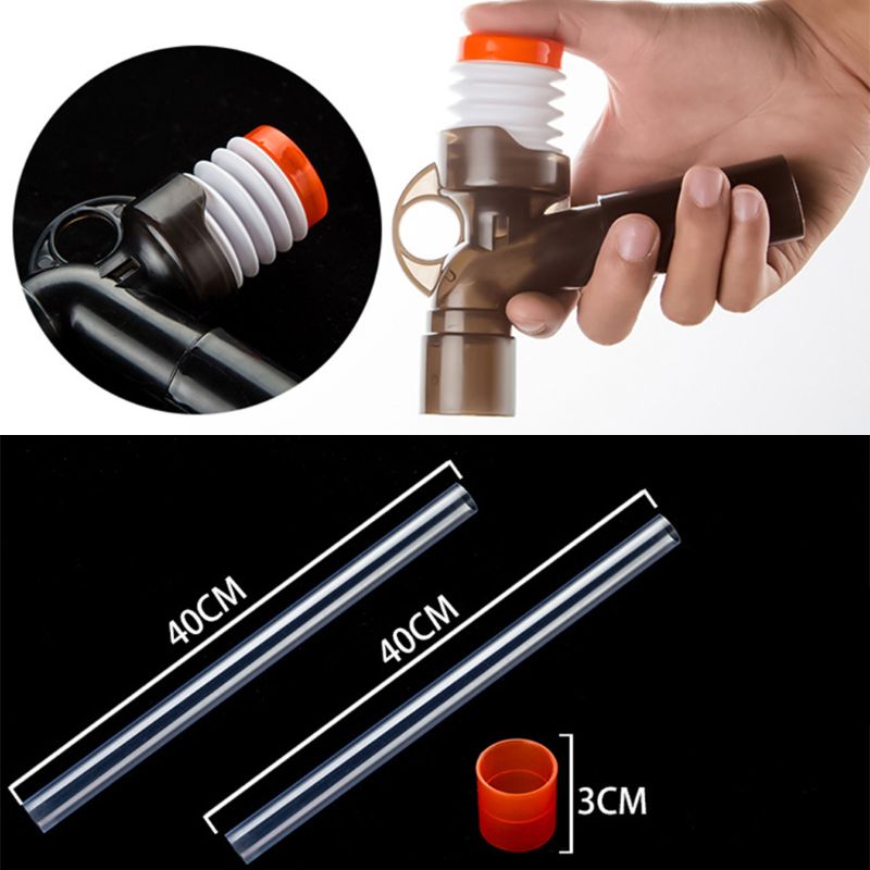 Aquarium Water Wisselaar Handleiding Zuigapparaat Zand Wassen Pomp Sifon Schoonmaken Tool 090C