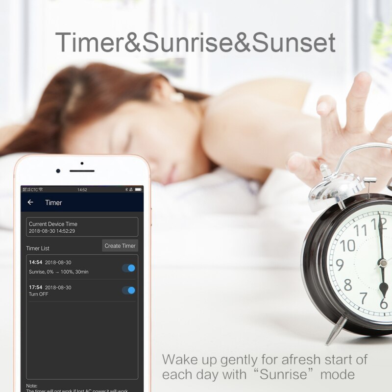 2/1pcs 7W WiFi Smart Light Bulb E27 Multicolor Wireless LED Lamp Work With Alexa Google Assistant Dimmable Timer RGB Magic Bulb