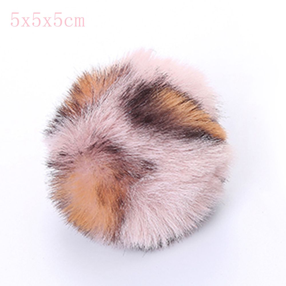 Juguetes Para Mascotas cucaracha electrónica, campana del ratón de felpa, Bola de leopardo rosa, ratón electrónico con Control remoto, juguete de ingenio para gatos: Pink Leopard -C