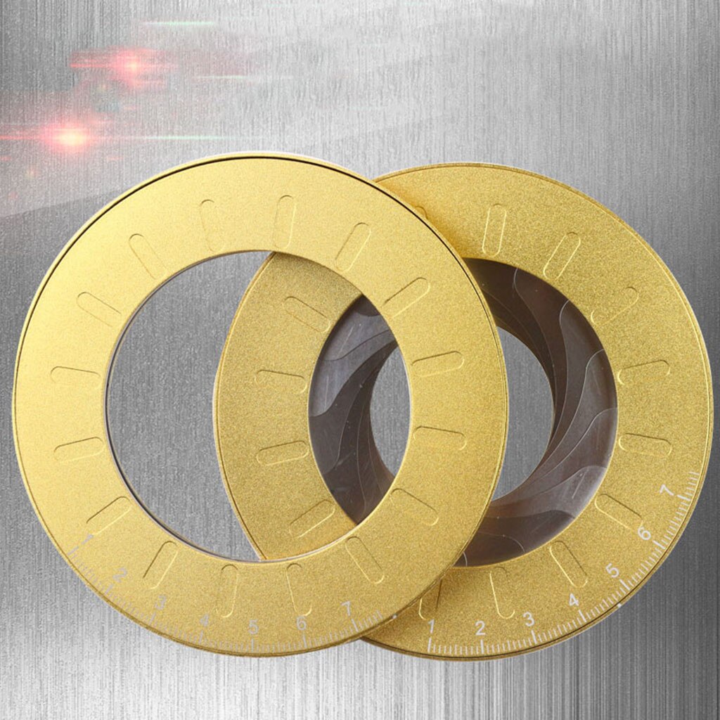Round Circle Tool Adjustable Measurement Stainless Steel Drawing Ruler With Size Measure Marks Tool