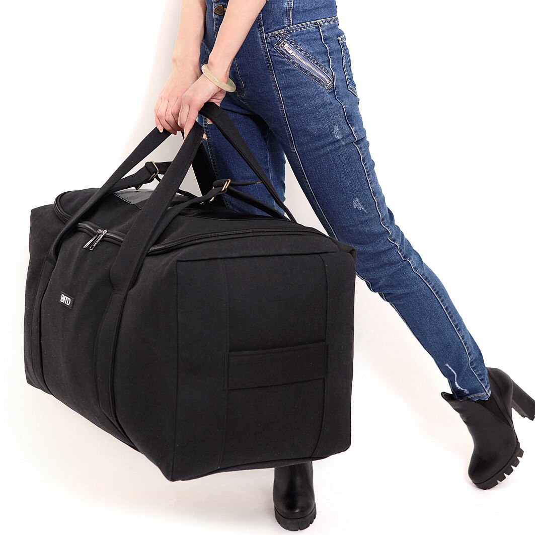 Mannen Reistassen Grote Capaciteit Vrouwen Bagage Travel Plunjezak Canvas Big Travel Handtas Vouwen Reis Tas Waterdicht