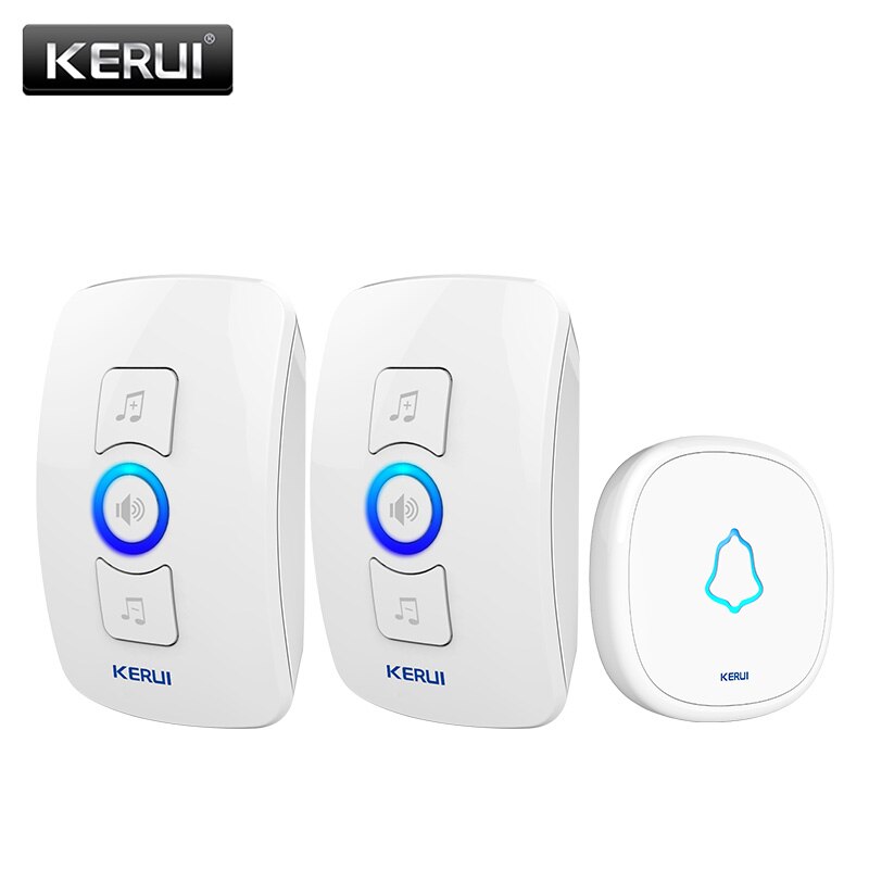 KERUI Waterproof Touch Doorbell Button Wireless SOS Emergency Button 433MHz Alarm Accessories For KERUI Doorbel Alarm System: Orange