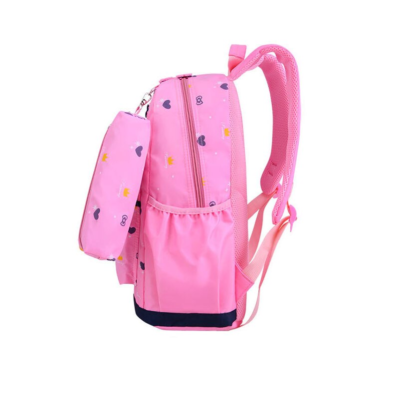 3 stks/set Leuke Boog School Rugzak Voor Meisjes Afdrukken Meisjes School Tassen Kids Rugzak Meisjes Student Schooltassen Student Mochila