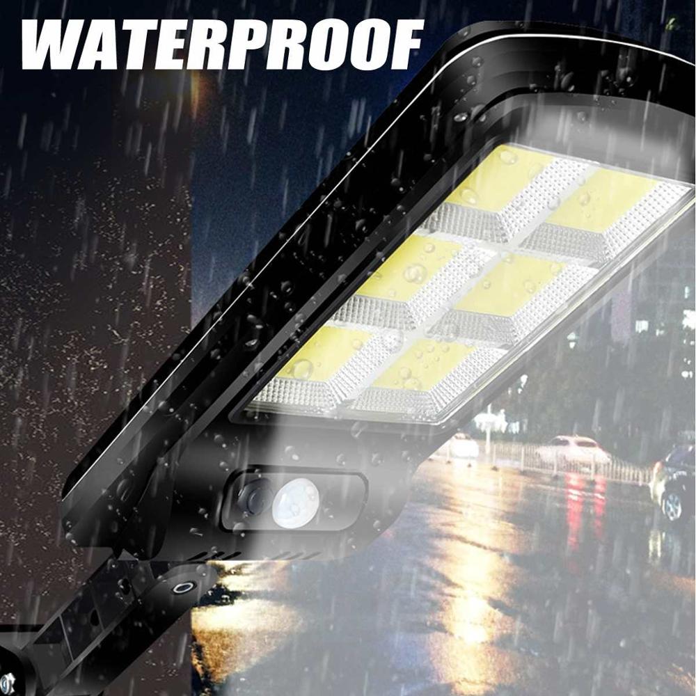 Outdoor Garden Path Light Solar Power + PIR Motion Sensor + Remote Control Night Auto on/off Street Backyard Solar LED Wall Lamp