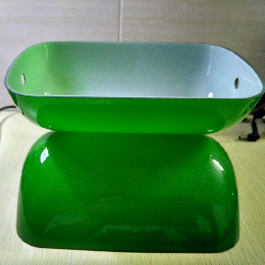 Abat-jour rétro Vintage en verre vert, couvre-lampe d&#39;éclairage de 22.5x13.3cm pour chambre à coucher, lampe de table de lecture