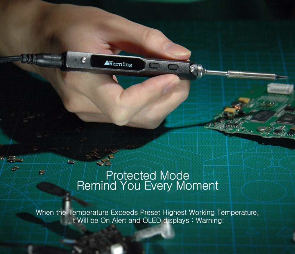 TS100 65W Digital OLED Programmable Soldering Iron... Grandado