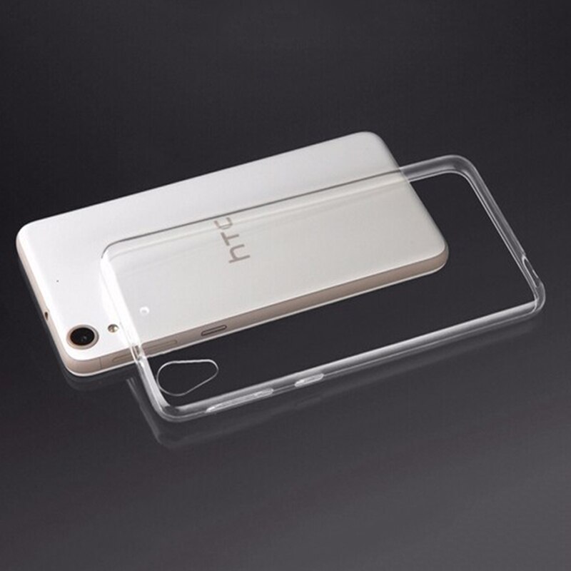 Tpu macio caso para htc desire 628 ultra fino claro silicone protetor cabido dustproof capa traseira caso corpo inteiro capa coque