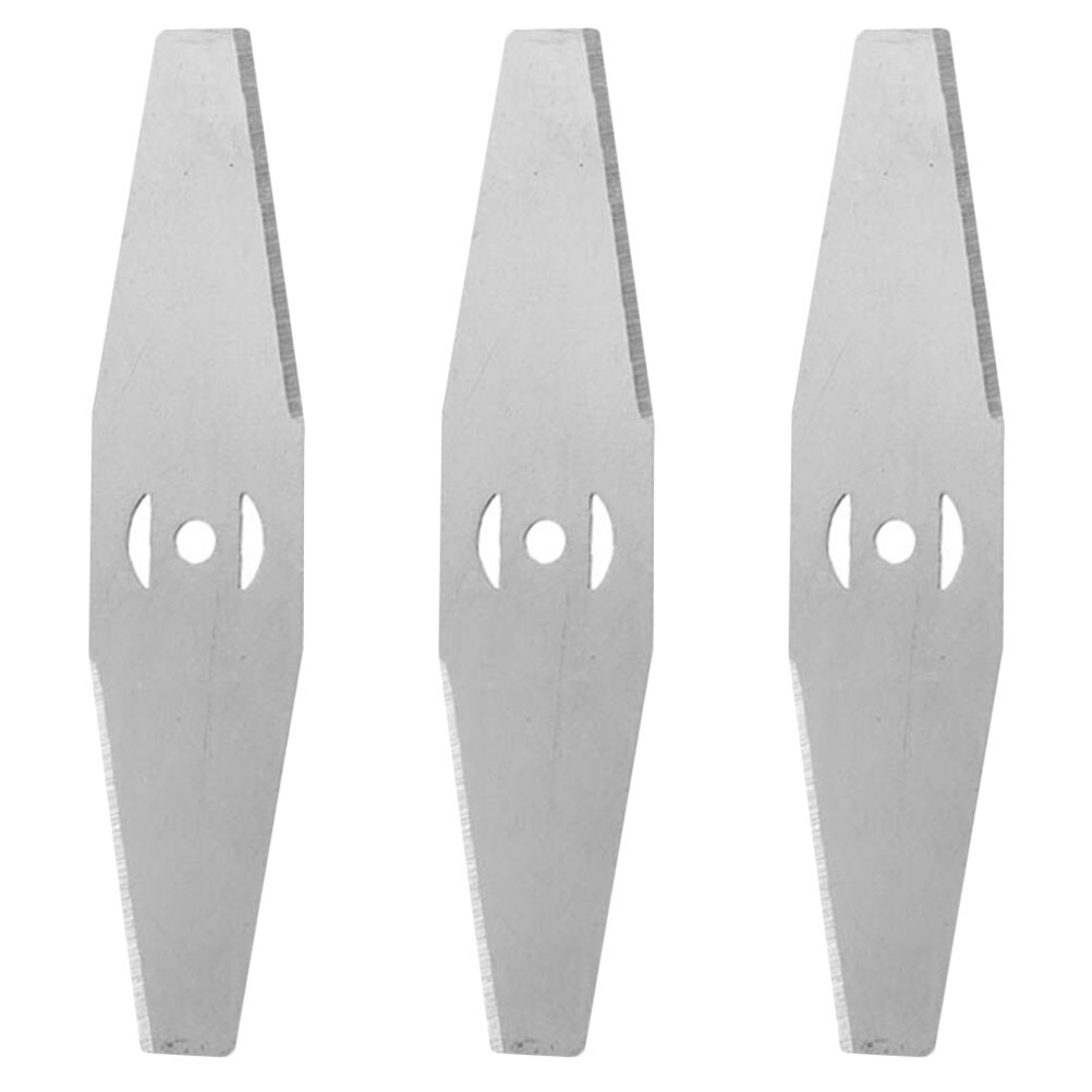 Metal Grass String Trimmer Blades Lawn Mower Garden Grass Replacement Trimmer Tool Replacement Saw Blade for Cutting Grass Blade: 3PCS