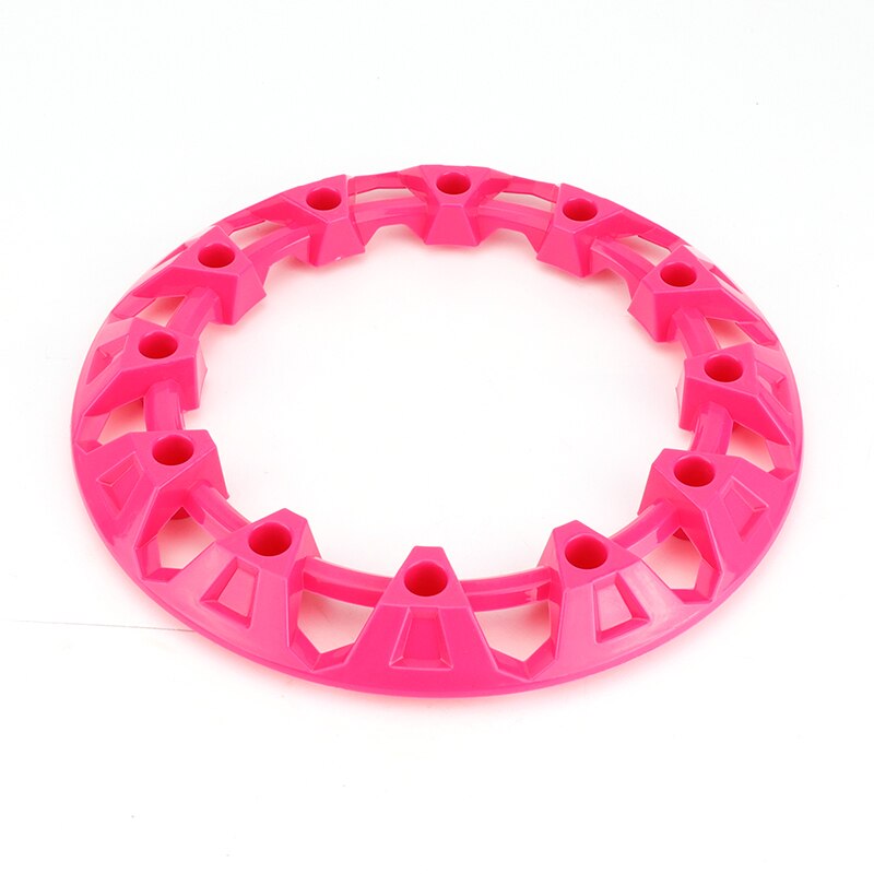 4pcs 6-inch ATV Wheel Trim Hub Protection Decor Rim Cap Universal Vehicle All Terrain wheel Plastic Cover fit to 6 inch wheels: Pink