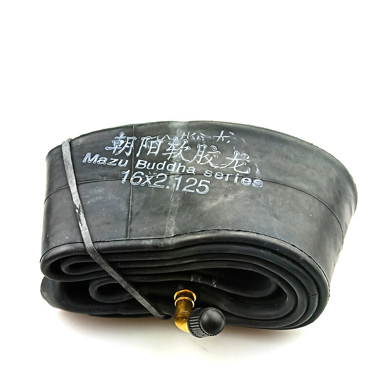 Electric vehicle Cycle Inner Tube size 16x2.125 with a Bent Angle Valve Stem good