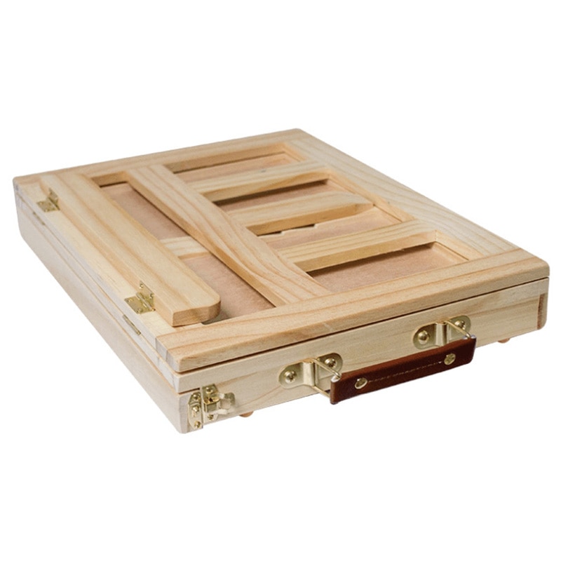 Wielofunkcyjna sztaluga artystyczna sztaluga biurkowa przenośna miniaturowa lampka na biurko waga składana sztaluga robić przechowywania lub podczas podróży