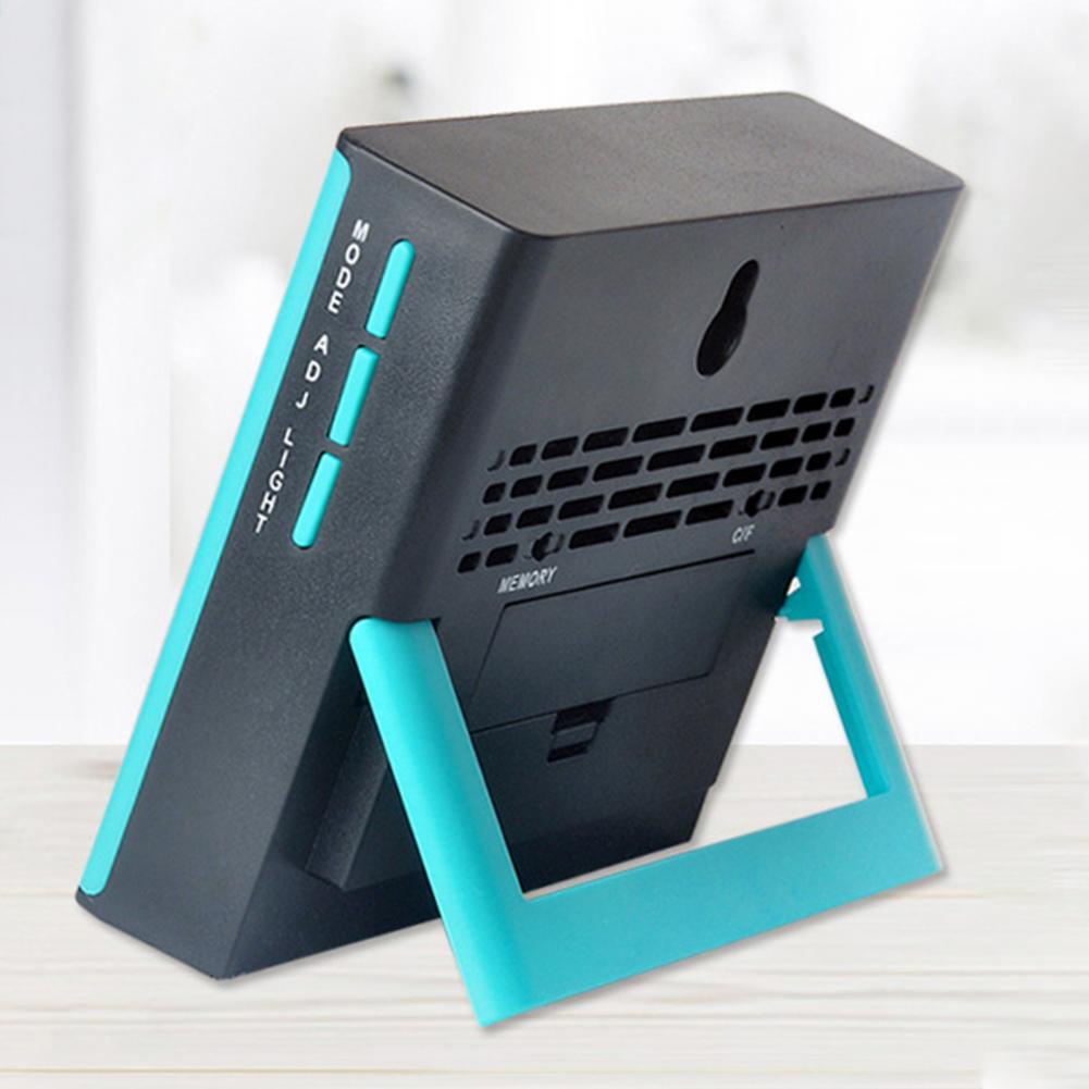 LCD Digital Temperature Humidity Meter Backlight Home Comfort Indicator ABS Electronic Hygrometer Thermometer Weather Station